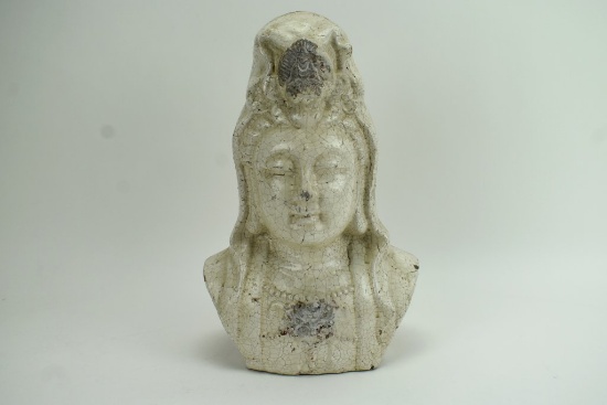 Ceramic Hindu God Shiva Bust