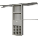 Allen + Roth Complete Closet Kit - Antique Grey