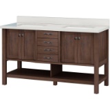 allen + roth Kingscote Double Sink Bathroom Vanity