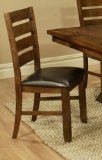 Whalen Vineyard Ladder Back Upholstered Chair