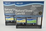 2 Aqua Mix Professional Natural Stone Care Kits