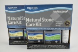 2 Aqua Mix Professional Natural Stone Care Kits