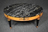 Round Marble Top Coffee Table