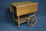 Vintage Drop Leaf Tea Cart