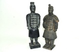 2 Terracotta Warrior Figurines