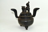 Vintage Asian Cast Iron Tripod Censer