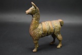 Vintage Brass Llama Figurine
