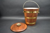 Vintage Wooden Ice Bucket