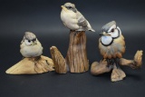 3 Danbury Mint Bird Figurines