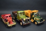 3 Wooden Trucks
