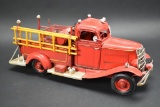 Metal Model Fire Truck