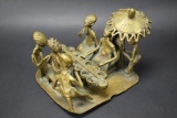 Vintage Solid Brass Sculpture