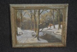 Antique Framed Oil Painting