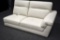 NEW White Leather Sofa Sectional Part