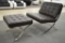 NEW Barcelona Style Living Chair With Ottoman