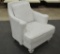 NEW Modern White Leather Chair