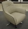 NEW Modern Beige Leather Chair