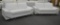 NEW Modern White Leather Sofa And Love Seat