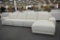 NEW Modern 4pc White Leather Sofa Sectional