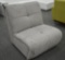 NEW Modern Grey Suede Chair