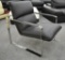NEW Modern Black Leather Chair