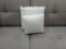 2 NEW White Leather Decorator Pillows