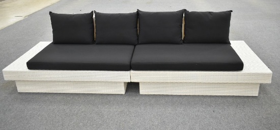 NEW Renava Outdoor 2pc 4 Seater Sofa