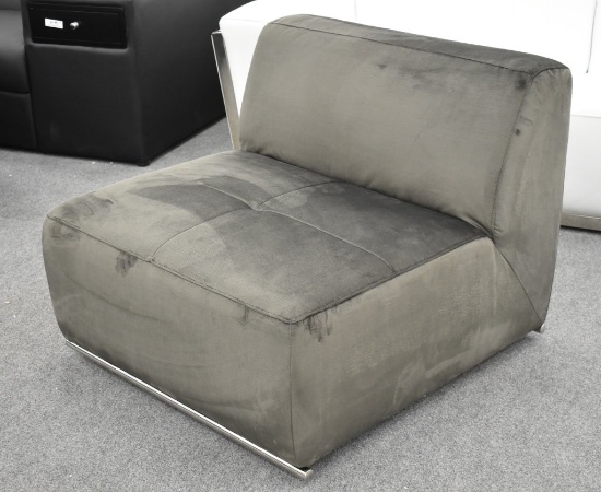 NEW Modern Grey Fabric Chair