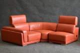 NEW 3pc Red Leather Sofa Sectional Parts