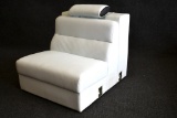 White Leather Sofa Sectional Part