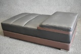 NEW Black And Brown Leather Sofa Sectional Part