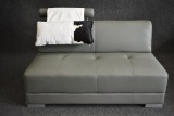 NEW Grey Leather Sofa Sectional Part
