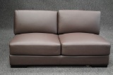 NEW Brown Leather Sofa Sectional Part