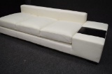 NEW White Leather Sofa Sectional Part