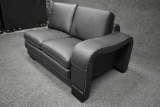 NEW Black Leather Sofa Sectional Part
