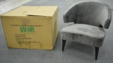 NEW Modern Grey Upholstered Leisure Chair