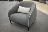NEW Modern Grey Fabric Living Room Chair
