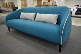 NEW Modern Blue Fabric Sofa