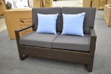 NEW Renava Outdoor Lavita Woven 2 Seater Sofa
