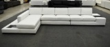 NEW Modern 3pc White Sofa Sectional