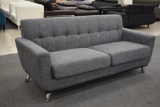 NEW Modern Grey Upholstered Sofa