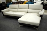 NEW 2pc Modern Leather Sofa Sectional