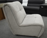 NEW Modern Grey Suede Chair