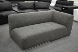 NEW Modern Grey Fabric Chaise Lounge