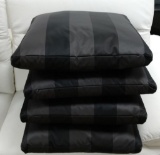 4 NEW Black And Grey Decorator Pillows