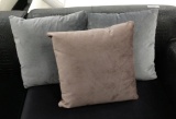 3 NEW Assorted Fabric Decorator Pillows