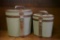 2 Decorative Bottle Cases