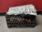 Crate Full Of Assorted Fabric And Linens