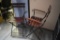 2 Wood And Metal Folding Chairs