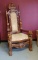 The Lord Raffles Lion Throne Fabric Armchair